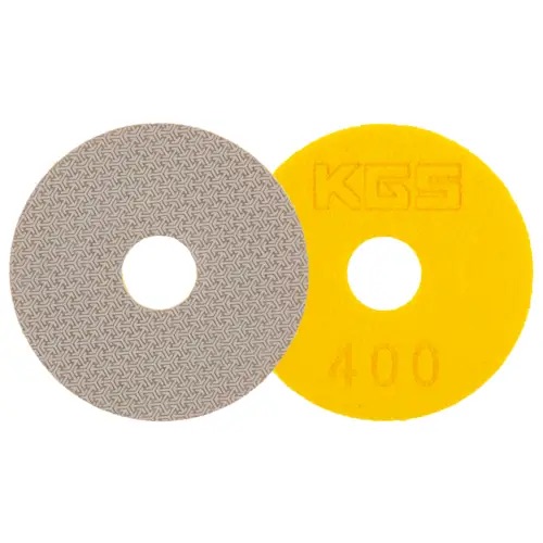 [54001912A] DIS 100 DIA A SEC VELCRO GR 400 TELUM JAUNE