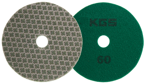 [54009601A] DISQUE 100 SEC KGS SWIFLEX XX VELCRO - G60 VERT - 3 pièces