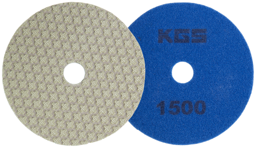 [54009606A] DISQUE 100 SEC KGS SWIFLEX XX VELCRO - G1500 BLEU - 3 pièces