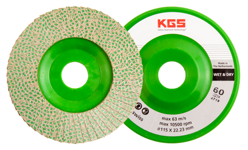 [54024001A] DIS 115 / 22.2 à lamelles HYBRID - Métal - DIA GR 60 Vert