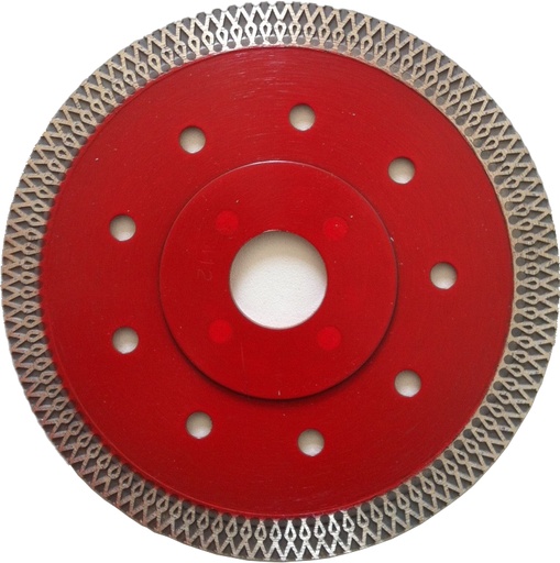 [54000144A] DISQUE 125 PLAT AL22.2mm ROUGE POUR DEKTON/CERAMIQUE