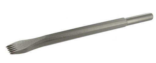 [42000789A] GRADINE ACIER PNEUMATIQUE 12.7X55 - 5 DENTS POINTUES - L.20 R4131