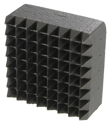 [42000534A] PLAQUETTE BOUCHARDE ACIER - 64 DENTS CARRE 45x45 - R4023