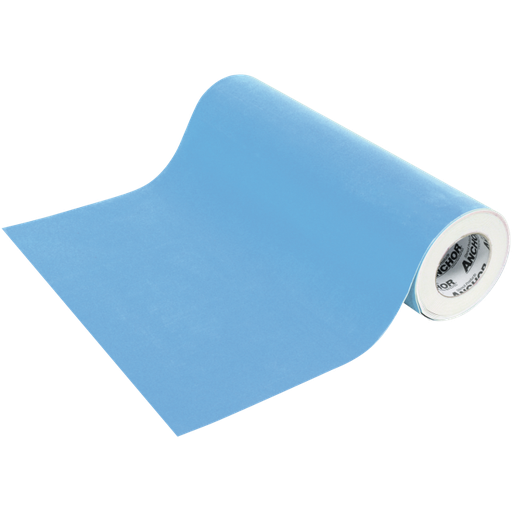 [22111835A] PAPIER SABLAGE CAOUTCHOUC  BLEU 225 635x9.10m