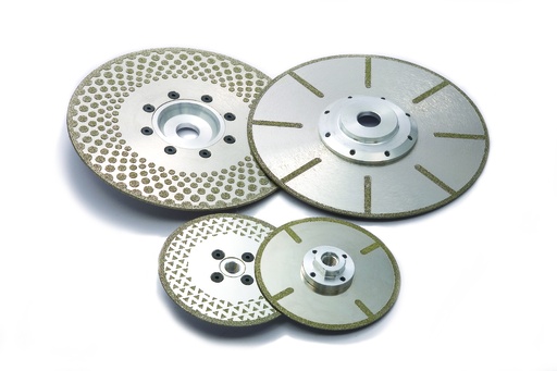 [54000124A] DISQUE 125 MD M14 Coupe et Ponce ELECTRODEPOSE MARBRE & CALCAIRE - Silver DEGAMI