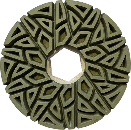[X00000477] MEULE A CHANTS 125 MM DEGAMI PREMIUM ESCARGOT FLEX - FEUTRE